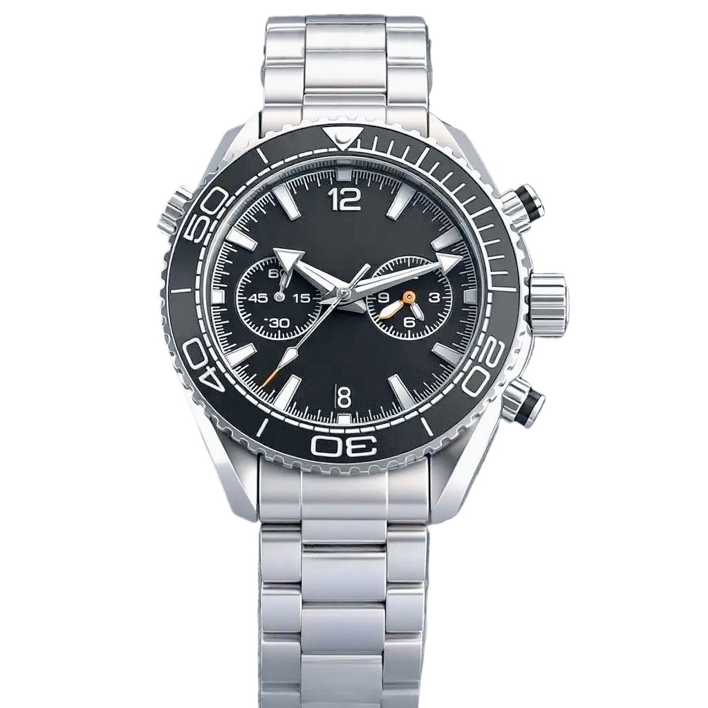 Luxury Watch Black - Boîtier en acier inoxydable 904L, pour