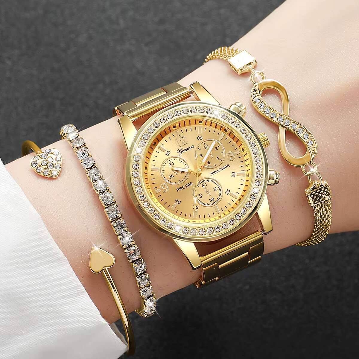 Luxury Watch Travel Case - Ensemble de 4 montres de luxe