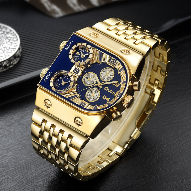 Luxury Watch Black - Oulm – montre à Quartz pour