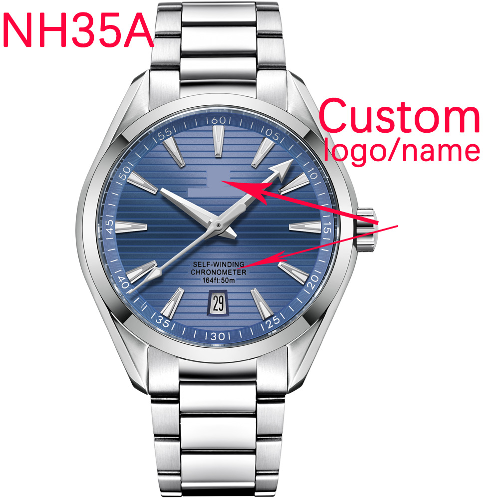 Luxury Watch Design - Luxe NH35 Movt Logo personnalisé 41mm