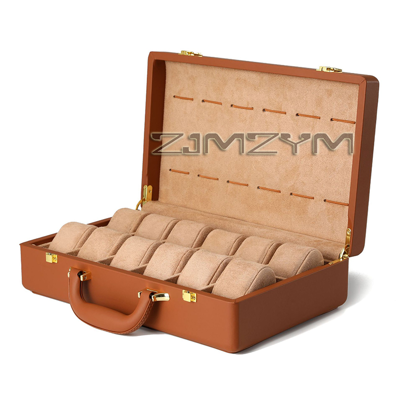 Luxury Watch Travel Case - Boîte à montres 12 emplacements, étui