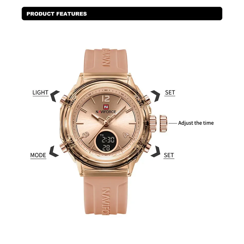 NAVIFORCE NF7109 montre à Quar - Luxury Watch Black avis et prix