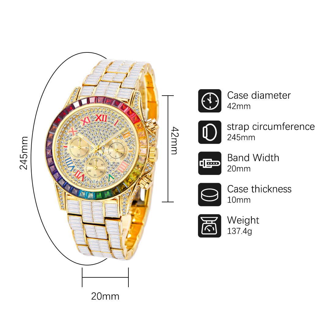 MISSFOX-Montre Glacée de Luxe  - Luxury Watch Iceberg avis et prix