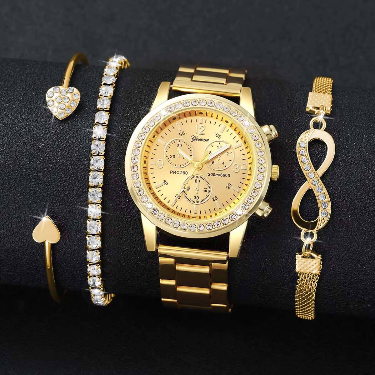 Ensemble de 4 montres de luxe  - Luxury Watch Travel Case avis et prix