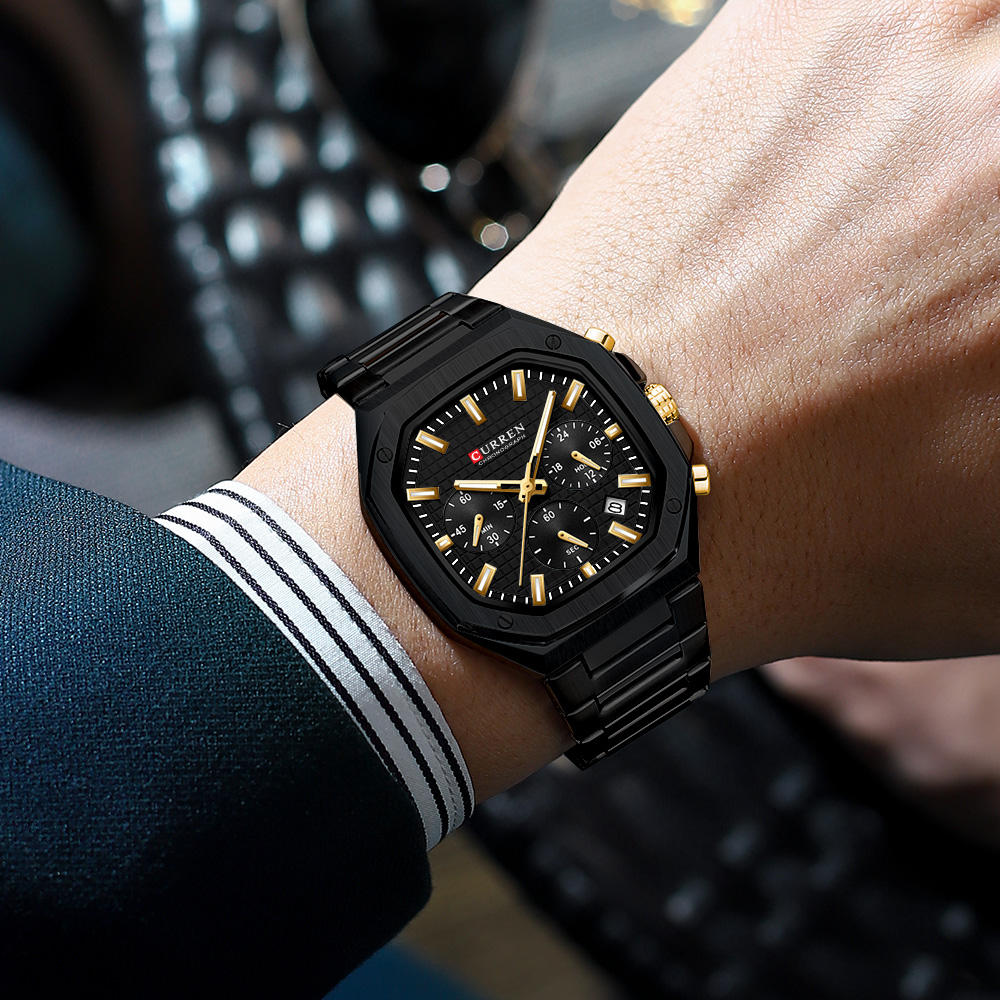 CURREN montre chronographe car - Luxury Watch With Bracelet avis et prix