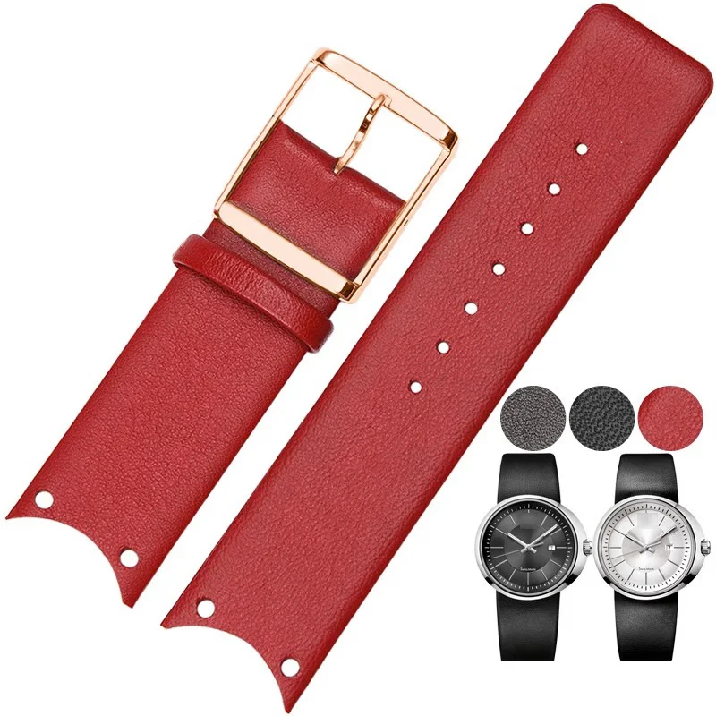 Bracelet de montre en cuir vér - Dress Watch Ultra Thin avis et prix