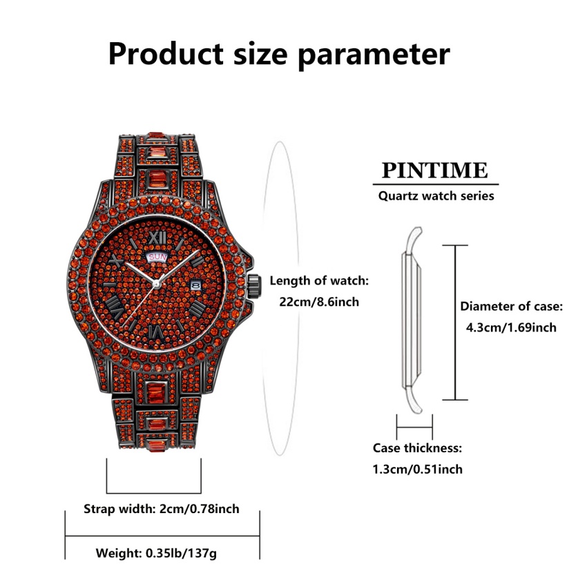 Montre de luxe Hip Hop en acie - Luxury Watch Iceberg avis et prix
