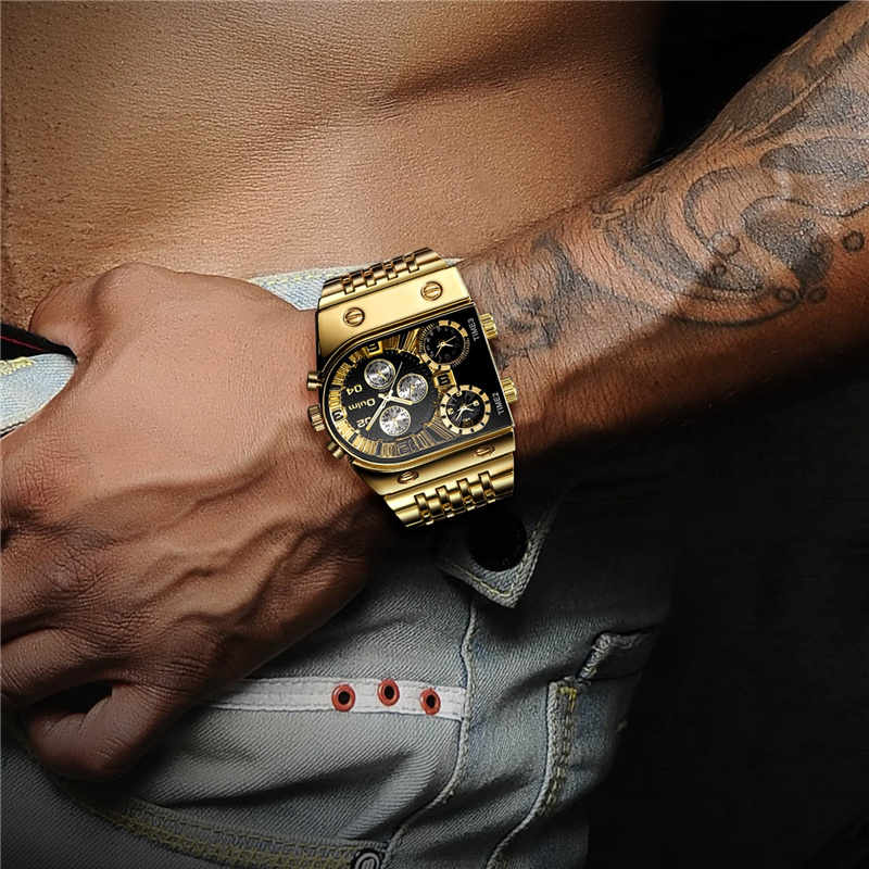 Oulm – montre à Quartz pour ho - Luxury Watch Black avis et prix